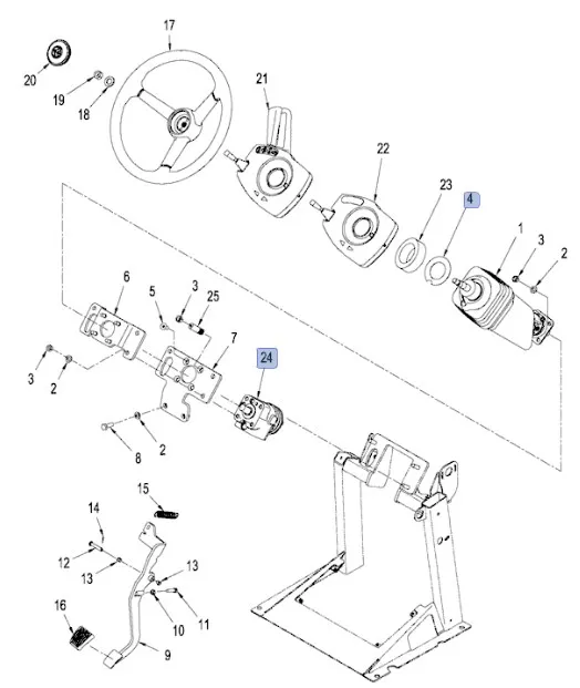 87667045 - Гидроблок колонки рулевой T9T9./St.