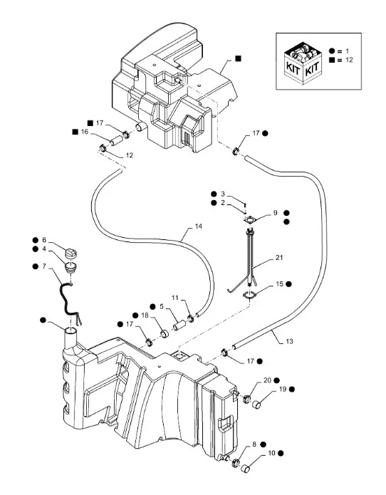48023251 - Бак топл. осн. T7/Pm.